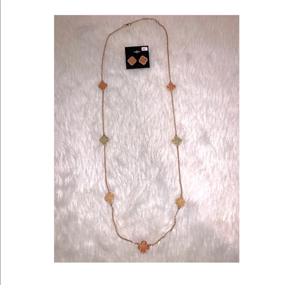 Long Necklace & Earring Set